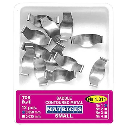 SADDLE CONTOURED METAL MATRICES