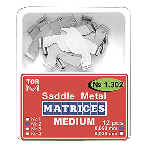 SADDLE METAL MATRICES