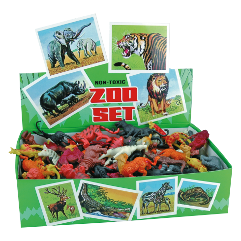 SET D'ANIMAUX DU ZOO (100)