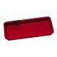 PLATEAUX ALUMINIUM 20 X 15 CM : COULEUR PRINCIPALE:ROUGE