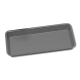 PLATEAUX ALUMINIUM 28 X 18 CM : COULEUR PRINCIPALE:GRIS