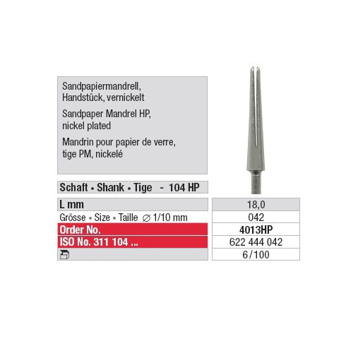 MANDREL VOOR SCHUURPAPIER (6)